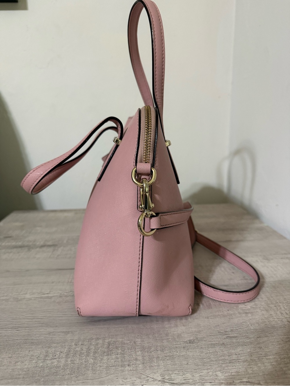 kate spade Light Pink Dome Satchel with Gold Hardware - Picture 2 of 7